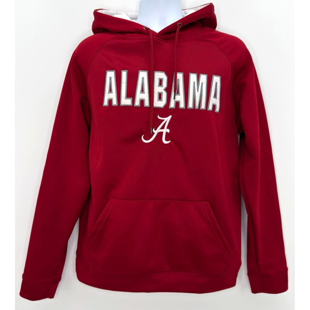 Alabama Crimson Tide Hoodie Mens M Red Embroidered NCAA Colosseum  Pullover